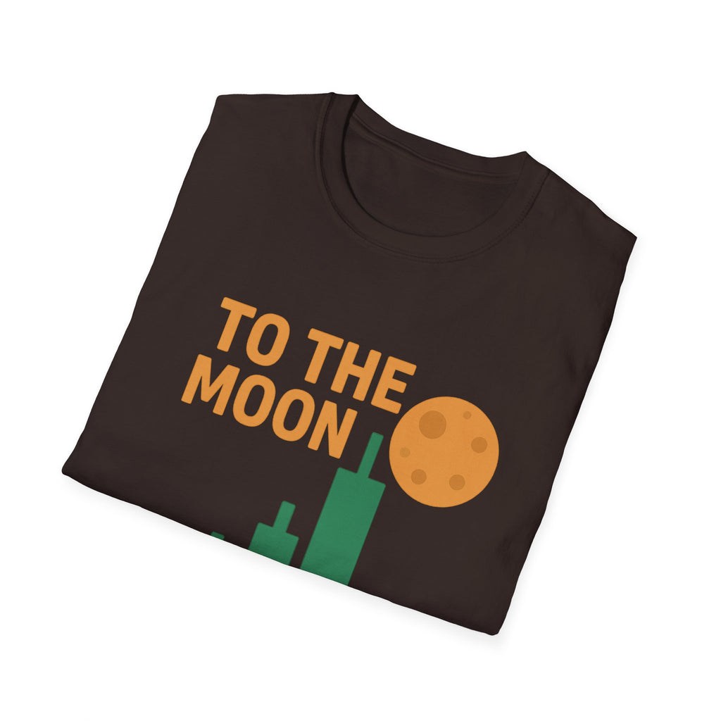 Cryptocurrency Inspired Unisex T-Shirt, To The Moon Tee, Gift for Crypto Enthusiasts, Trendy Casual Shirt, Men and Women Fashion