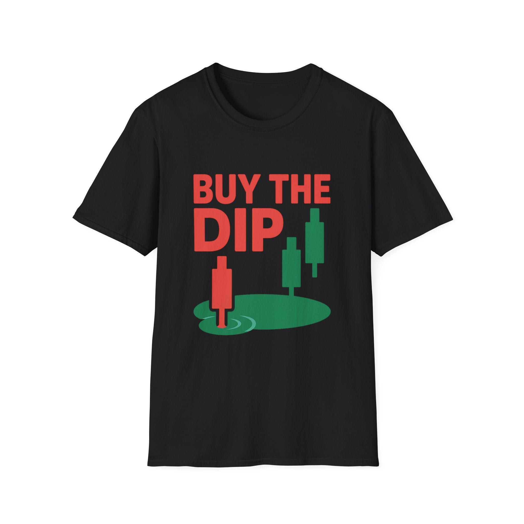 Buy the dip / Crypto candlestick  T-Shirt