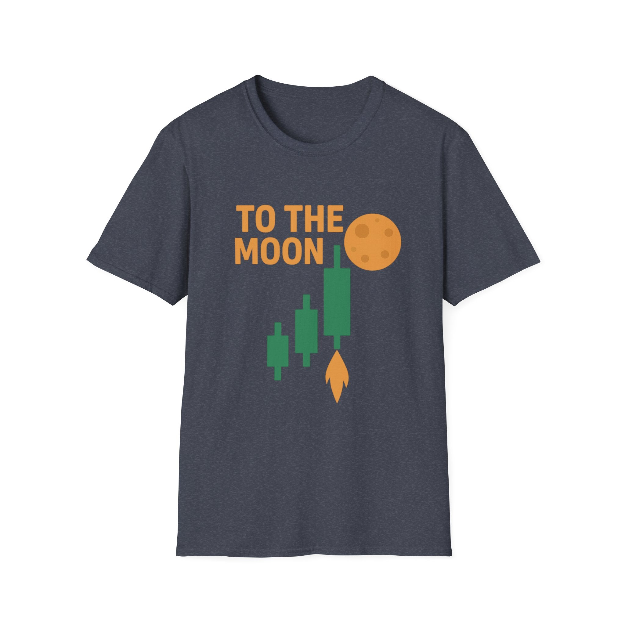 Cryptocurrency Inspired Unisex T-Shirt, To The Moon Tee, Gift for Crypto Enthusiasts, Trendy Casual Shirt, Men and Women Fashion