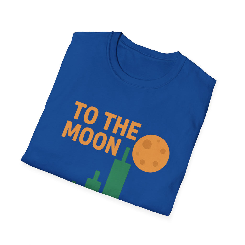 Cryptocurrency Inspired Unisex T-Shirt, To The Moon Tee, Gift for Crypto Enthusiasts, Trendy Casual Shirt, Men and Women Fashion