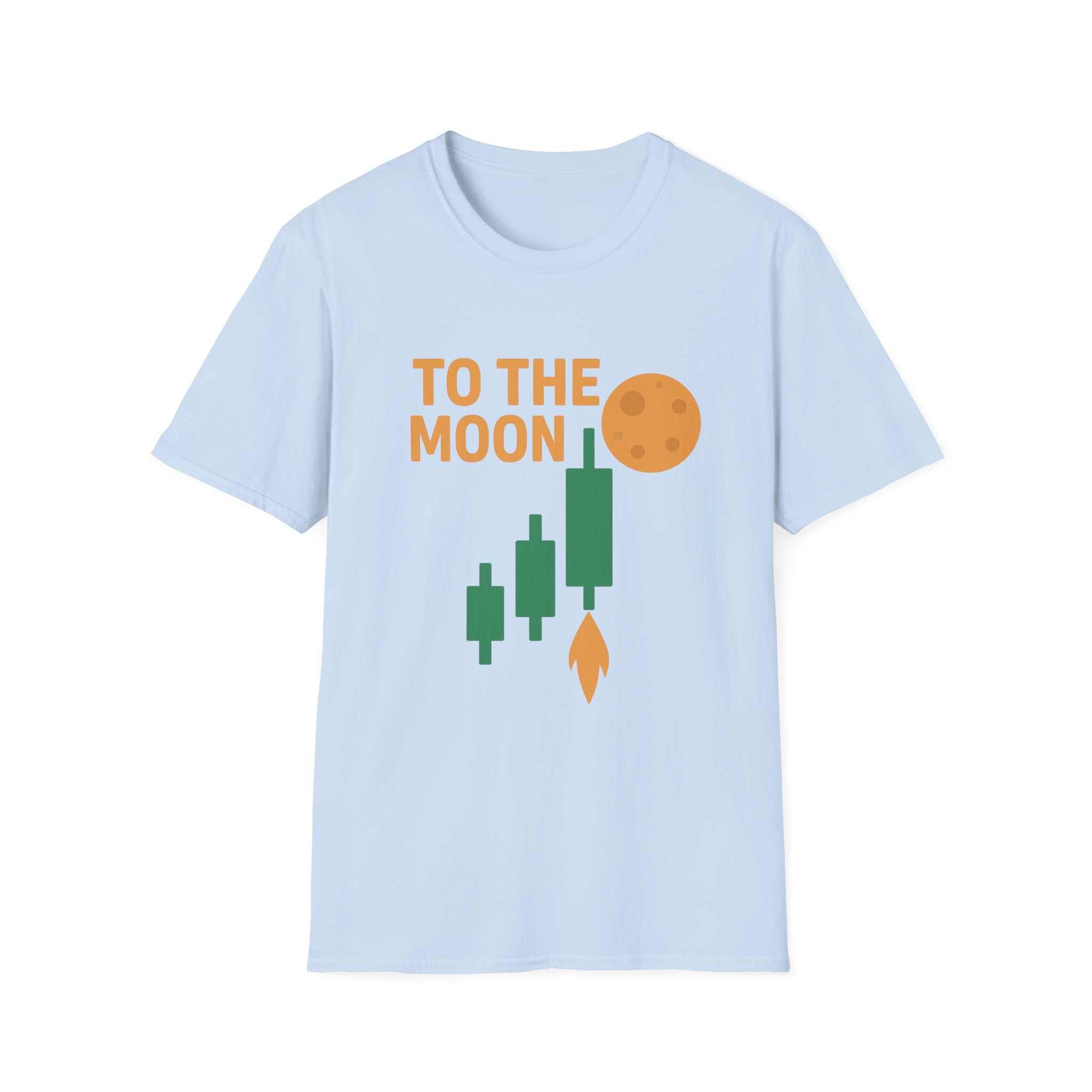 Cryptocurrency Inspired Unisex T-Shirt, To The Moon Tee, Gift for Crypto Enthusiasts, Trendy Casual Shirt, Men and Women Fashion