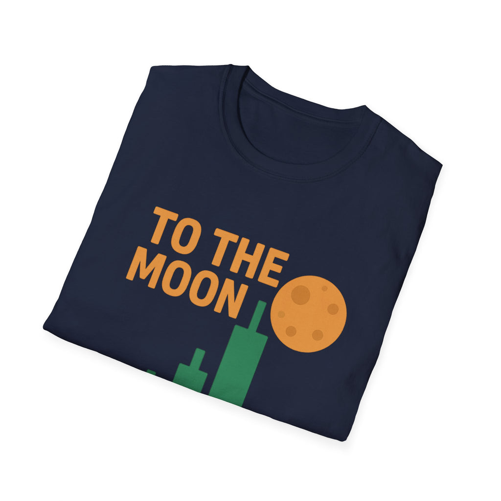 Cryptocurrency Inspired Unisex T-Shirt, To The Moon Tee, Gift for Crypto Enthusiasts, Trendy Casual Shirt, Men and Women Fashion