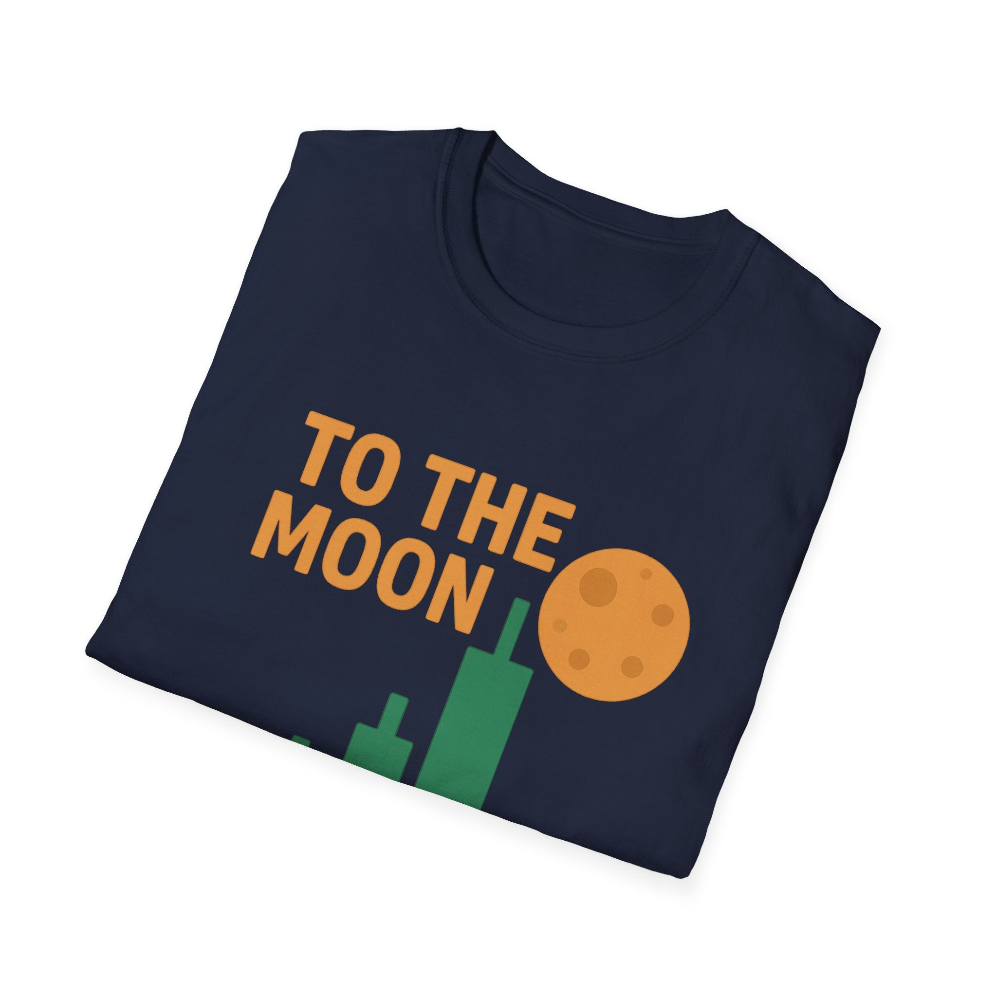 Cryptocurrency Inspired Unisex T-Shirt, To The Moon Tee, Gift for Crypto Enthusiasts, Trendy Casual Shirt, Men and Women Fashion