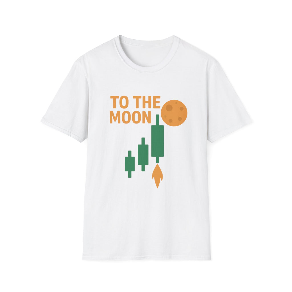 Cryptocurrency Inspired Unisex T-Shirt, To The Moon Tee, Gift for Crypto Enthusiasts, Trendy Casual Shirt, Men and Women Fashion