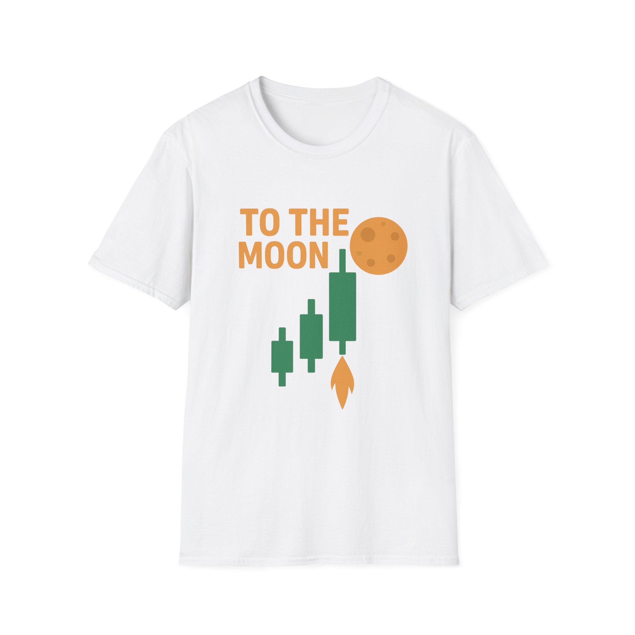 Cryptocurrency Inspired Unisex T-Shirt, To The Moon Tee, Gift for Crypto Enthusiasts, Trendy Casual Shirt, Men and Women Fashion