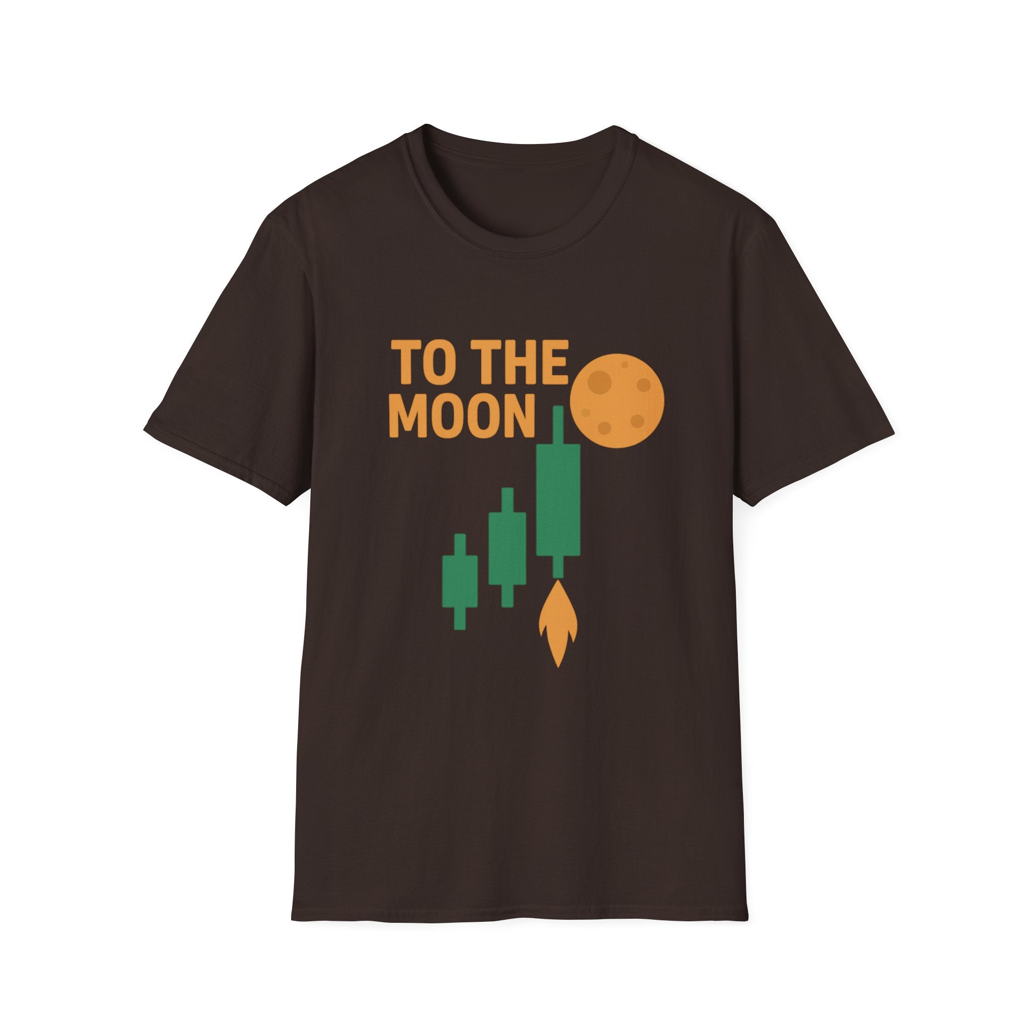 Cryptocurrency Inspired Unisex T-Shirt, To The Moon Tee, Gift for Crypto Enthusiasts, Trendy Casual Shirt, Men and Women Fashion