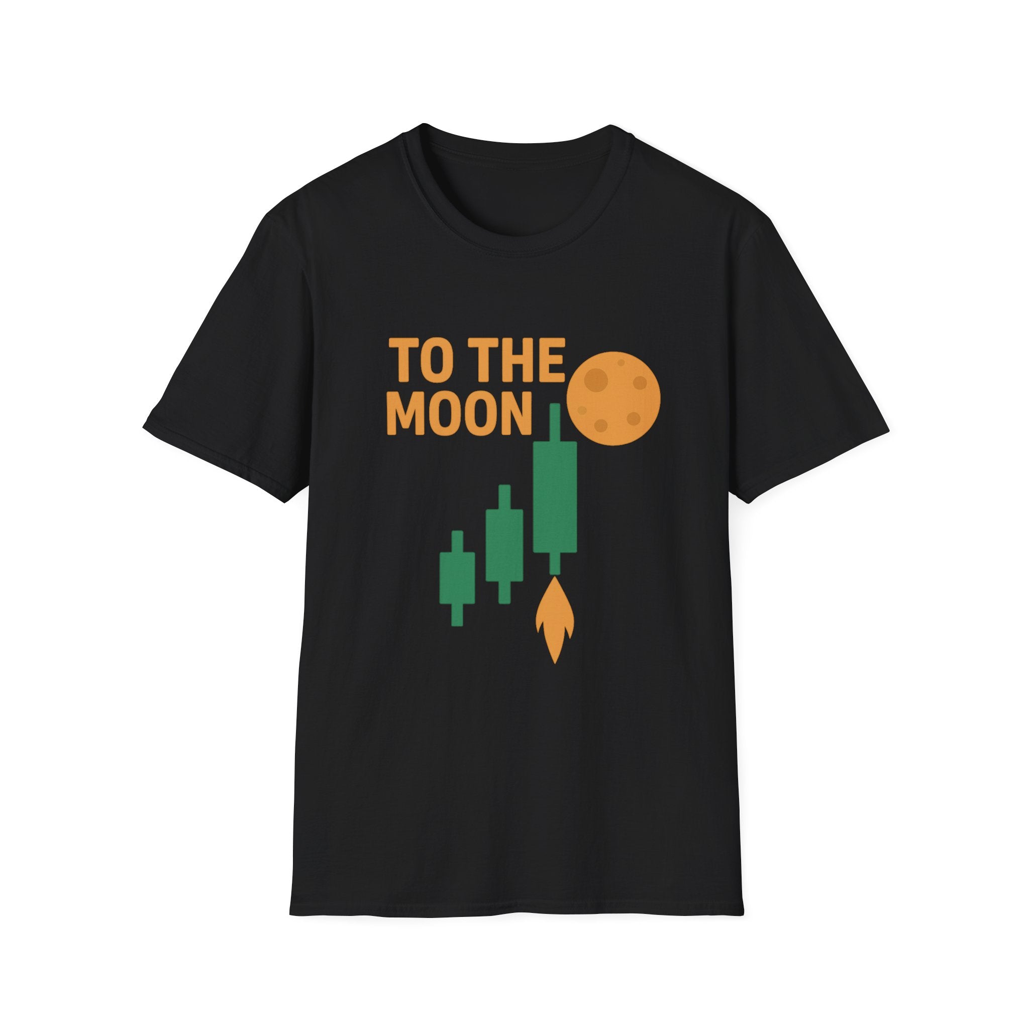 Cryptocurrency Inspired Unisex T-Shirt, To The Moon Tee, Gift for Crypto Enthusiasts, Trendy Casual Shirt, Men and Women Fashion