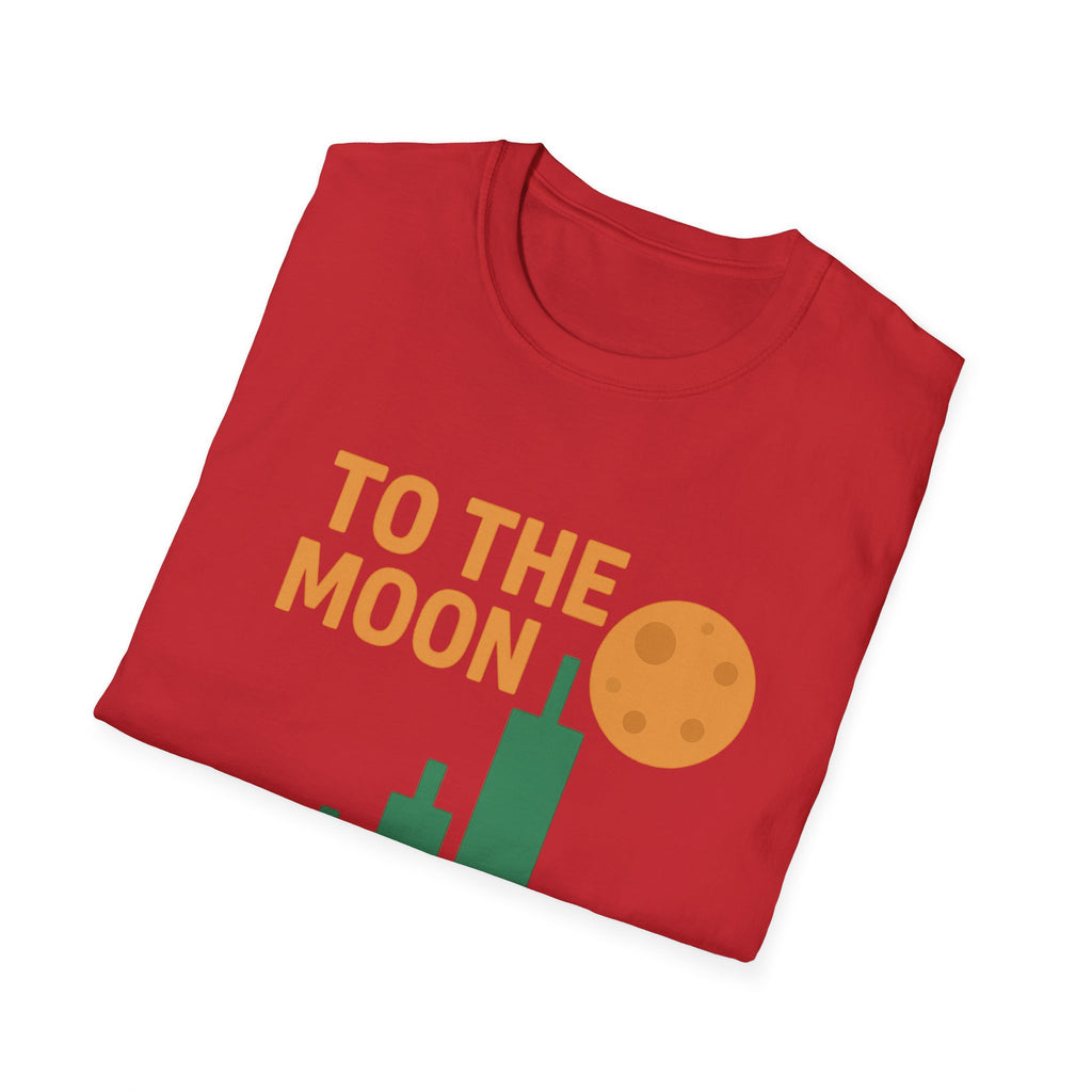 Cryptocurrency Inspired Unisex T-Shirt, To The Moon Tee, Gift for Crypto Enthusiasts, Trendy Casual Shirt, Men and Women Fashion