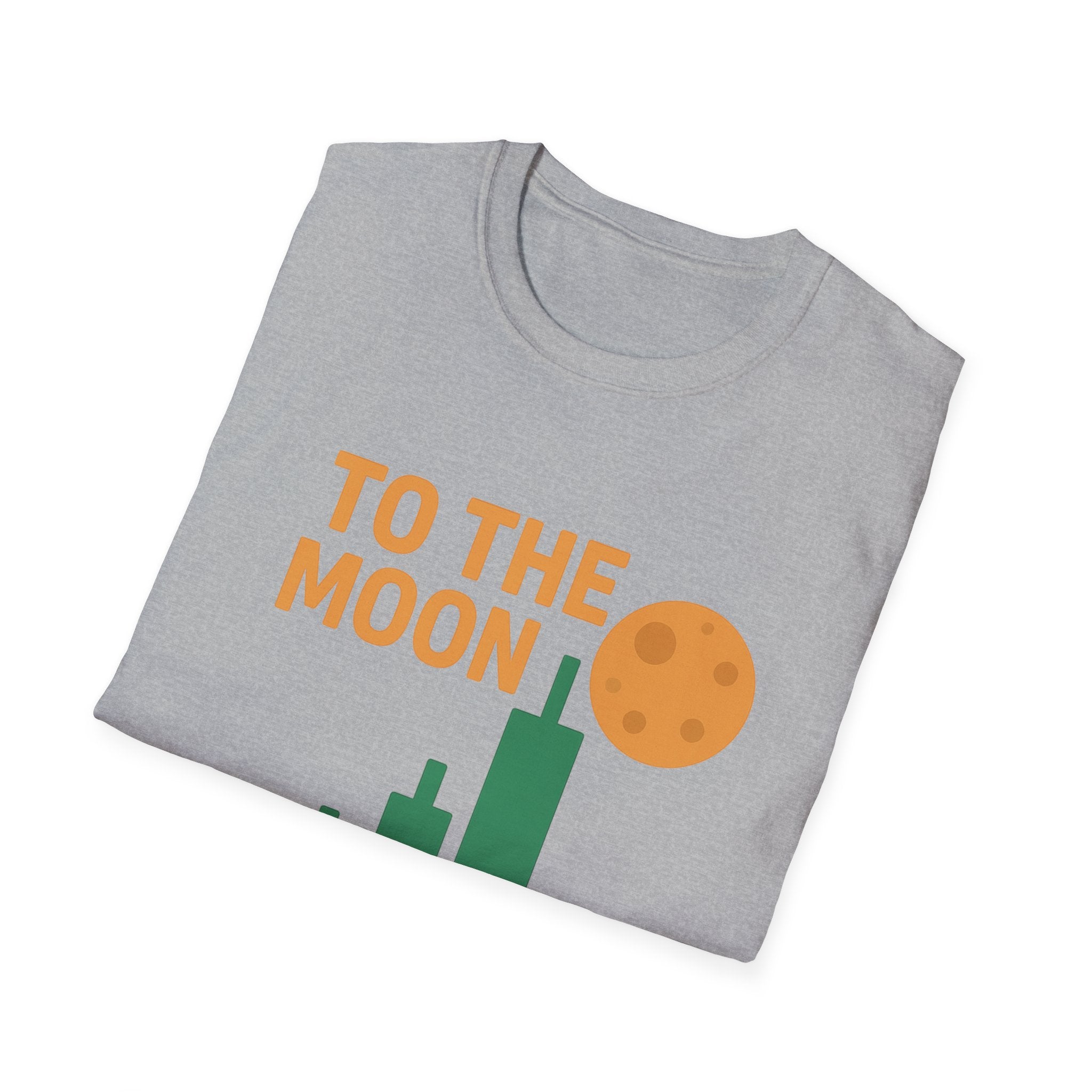 Cryptocurrency Inspired Unisex T-Shirt, To The Moon Tee, Gift for Crypto Enthusiasts, Trendy Casual Shirt, Men and Women Fashion