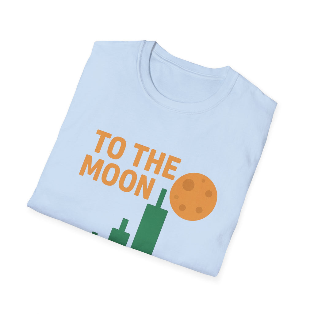 Cryptocurrency Inspired Unisex T-Shirt, To The Moon Tee, Gift for Crypto Enthusiasts, Trendy Casual Shirt, Men and Women Fashion