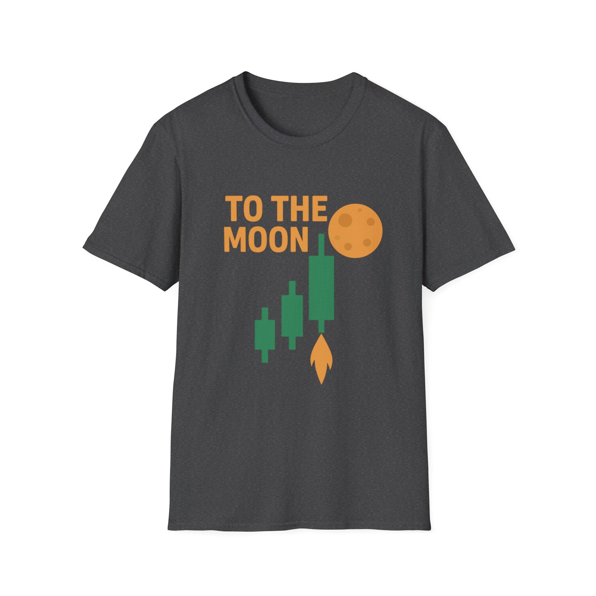 Cryptocurrency Inspired Unisex T-Shirt, To The Moon Tee, Gift for Crypto Enthusiasts, Trendy Casual Shirt, Men and Women Fashion